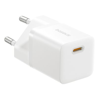 3. Baseus GaN5 25W USB-C Wandladegerät – Weiß