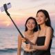 11. Acefast E42 Selfie-Stick mit automatischem Stativ und Bluetooth-Fernbedienung, 1,05 m – Schwarz