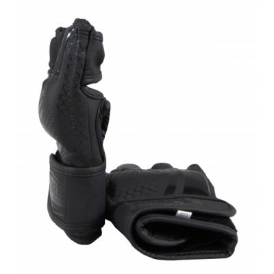 7. MMA Masters Handschuhe GFT-MATT-SCHWARZ M 01312-01M