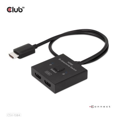 2. CLUB3D CSV-1384 KVM-Switch Schwarz