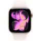 Apple Watch Series 11 GPS 42 mm Roségold Aluminium mit rosafarbenem Sportarmband - S/M