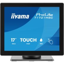 iiyama ProLite T1721MSC-B3 Computermonitor 43,2 cm (17") 1280 x 1024 px SXGA Touchscreen Blad Schwarz