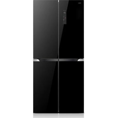 Mehrtüriger Einbau-Kühlschrank mit No-Frost-Technologie, Modell MPM-503-SSI-11, schwarzes Glas