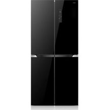 Mehrtüriger Einbau-Kühlschrank mit No-Frost-Technologie, Modell MPM-503-SSI-11, schwarzes Glas