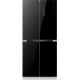 Mehrtüriger Einbau-Kühlschrank mit No-Frost-Technologie, Modell MPM-503-SSI-11, schwarzes Glas