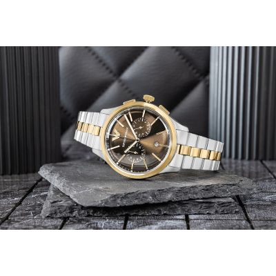 6. Emporio Armani Dario Chronograph Herrenuhr AR80084SET + Box
