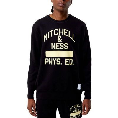 4. Mitchell & Ness Branded Fashion Graphic Crew M FCPO5532-MNNYPPPBLCK Sweatshirt