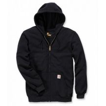 Carhartt Midweight Kapuzenjacke mit Reißverschluss, Schwarz
