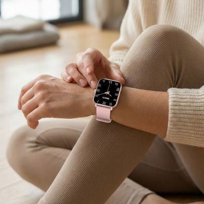 2. Smartwatch Gravity Roségold Pink GT36-1