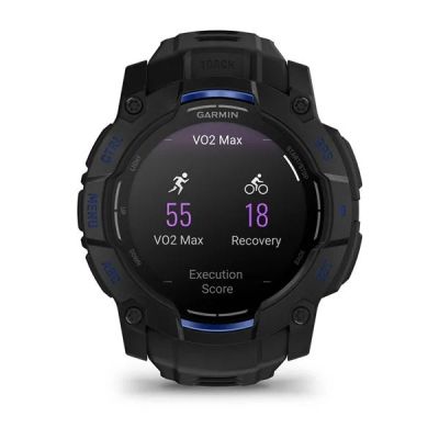 11. Garmin Instinct 3 3,3 cm (1,3") AMOLED 45 mm Digital 416 x 416 px Schwarz GPS