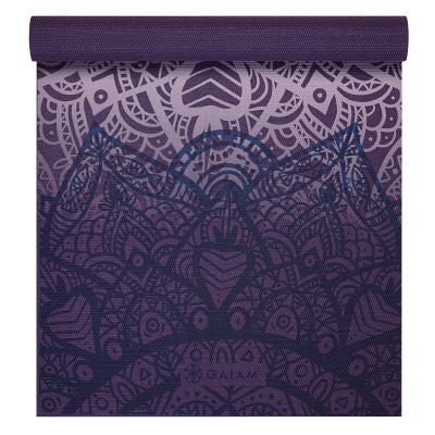 Gaiam Lila Gitter Yogamatte 4 mm 64747