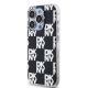 2. DKNY IML Checkered Mono Pattern Hülle für iPhone 15 Pro Max – Schwarz
