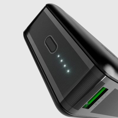 6. Powerbank SBS 20000mAh 65W PD AFC USB-C USB-A für Laptop, Tablet, Smartphone - schwarz
