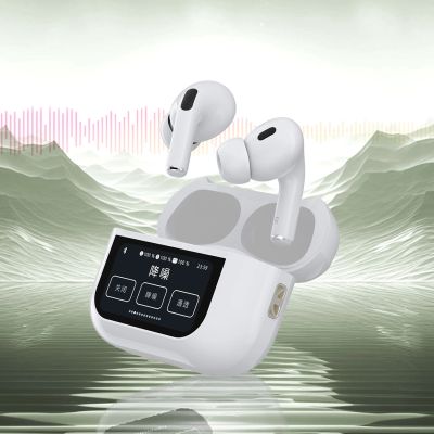 6. Dudao U19 In-Ear TWS kabelloser Bluetooth 5.3 Kopfhörer mit LED-Anzeige – Weiß