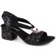 Bequeme Rieker W RKR679 schwarze Sandalen