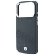 6. BMW-Logo mit schrägen Prägebuchstaben, MagSafe-Hülle für iPhone 17 Pro Max / 18 Pro Max – Grau