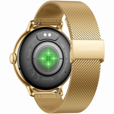12. Smartwatch Gravity Gold Strap + Bracelet GT33-1