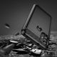 7. Carbon Case Flexible Hülle Motorola Moto G Power 2022 schwarz