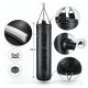 9. PREMIUM Boxsack + Ring SBRX Schwarz Leer - 150 cm | DBX Bushido