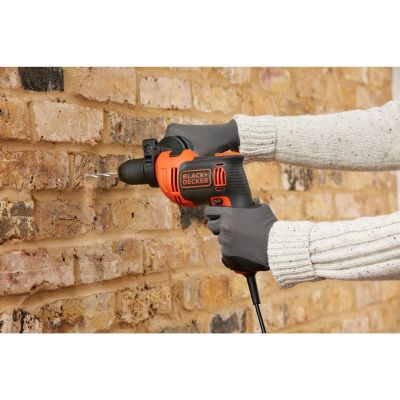 12. Black & Decker BEH710-QS Bohrmaschine, 2800 U/min, Schwarz, Orange
