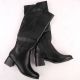 Damenstiefel mit Absatz, gefüttert, schwarz Jezzi MR2481-3