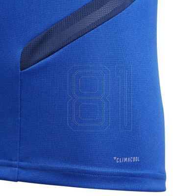 5. adidas Tiro 19 Training Top blaues JR Fußball-Sweatshirt DT5279