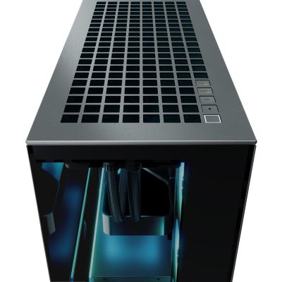 13. Arctic Xtender Schwarz Glasfenstergehäuse ohne GPU-Halterung