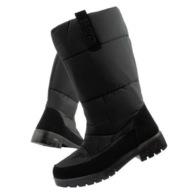 Progress Winterstiefel Schneestiefel Damen Warm Modische Zipper Stiefel