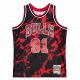 Mitchell & Ness Marble NBA Swingman Dennis Rodman Chicago Bulls Trikot