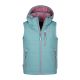 Gefütterte Kinderweste für Jungen/Mädchen Trollkids Kids Narvik Vest XT glacier green/orchid (730-325)