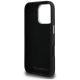 7. Karl Lagerfeld FW Grained Karl & Choupette Heads Pins Hülle für iPhone 16 Pro Max - Schwarz