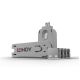 Lindy 40454 Port Blocker Port Blocker + USB Typ-A Dongle Weiß Acrylnitril Butadien Styrol (ABS) 5 Stück.