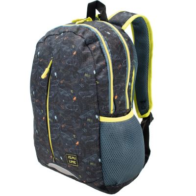 JUGENDRUCKSACK GELB-SCHWARZ SEMI LINE