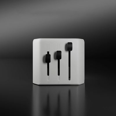 5. SBS TEADAPTUSBTCUNI USB-C/USB-A Universal-Reiseadapter – Weiß