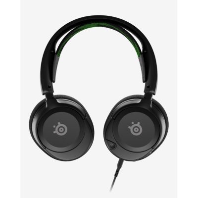 6. Steelseries ARCTIS NOVA 1X Gaming-Headset mit Kabel und Kopfband, Schwarz, Grün
