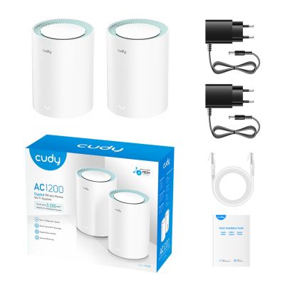 9. Access Point CUDY M1300 (2er-Pack) AC1200 Dualband
