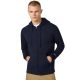 Champion Herren-Kapuzenpullover mit durchgehendem Reißverschluss, Marineblau, 220786 BS501