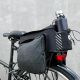 17. Wozinsky Fahrrad-Gepäckträgertasche mit Schultergurt, 9 l (Regenschutz inklusive), Schwarz (WBB22BK)