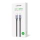 14. Ugreen US316 70427 USB-C – USB-C PD QC FCP Kabel 100 W 5 A 480 Mbit/s 1 m – Grau
