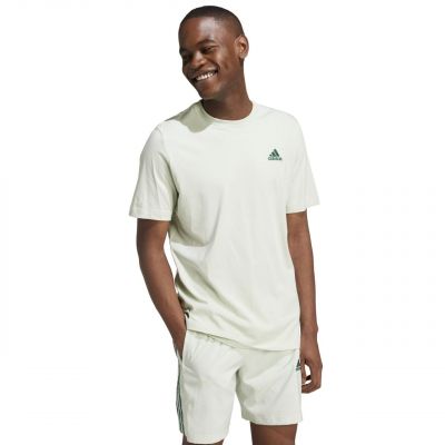 3. adidas Essentials Single Jersey T-Shirt mit kleinem, gesticktem Logo, M IX0119