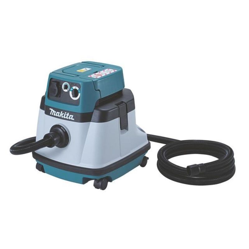 Makita VC2510LX1 Staubsauger, Schwarz, Blau, Weiß