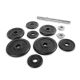 10. VIRTUFIT VERSTELLBARES PRO-HANTELSET - LANGHANTELSET - GUSSEISEN - 1 X 15 KG
