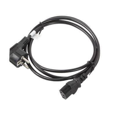 2. Lanberg CA-C13C-11CC-0018-BK Kabel (C13 / IEC C13 / IEC 320 C13 F - Schuko M; 1,8 m; schwarz)