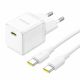 16. Baseus Palm 1C 20W Wandladegerät (mit Baseus Mini White USB-C 60W (20V/3A) 1m Kabel) - Weiß