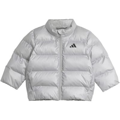 6. Adidas Synthetic Down Glam Silver Kinderjacke JM8870