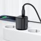 8. Acefast A119 GaN PD 45W USB-C Wandladegerät - Schwarz