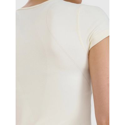 6. Schnelltrocknendes Damen-Yoga- und Pilates-T-Shirt 4F 4FWSS25TFTSF1270-11S