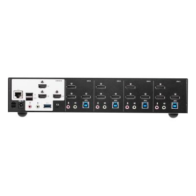 2. ATEN KVM-Switch 4P USB3.0 4K DP Triple View KVMP S