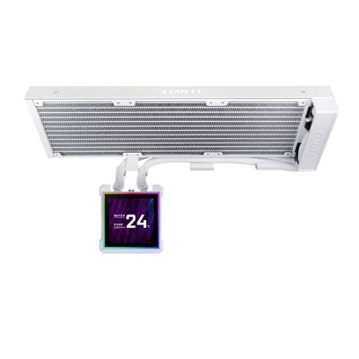 4. Lian Li HydroShift II LCD-S 360 Lüfterloses Prozessor-Flüssigkeitskühlungs-Kit Weiß 1 Stück.