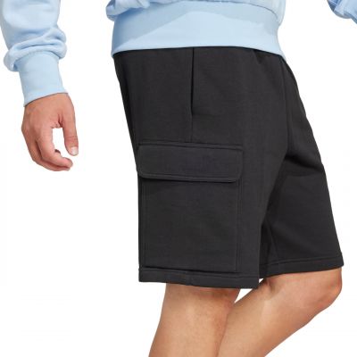 4. adidas Essentials Feelcozy Fleece-Cargo-Shorts M JE3869